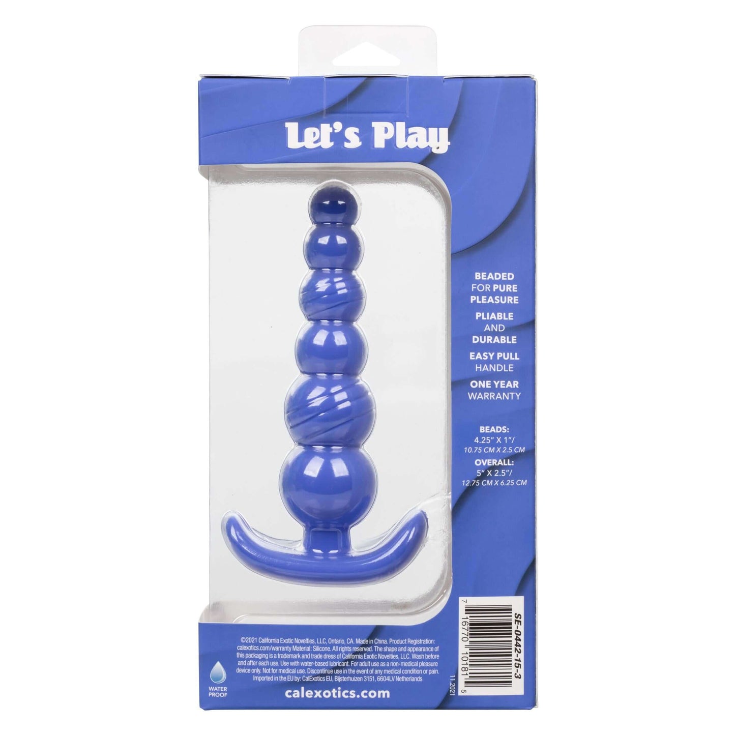 Cheeky X-6 Beads | 716770101815 | Available at EroticWarehouse.com