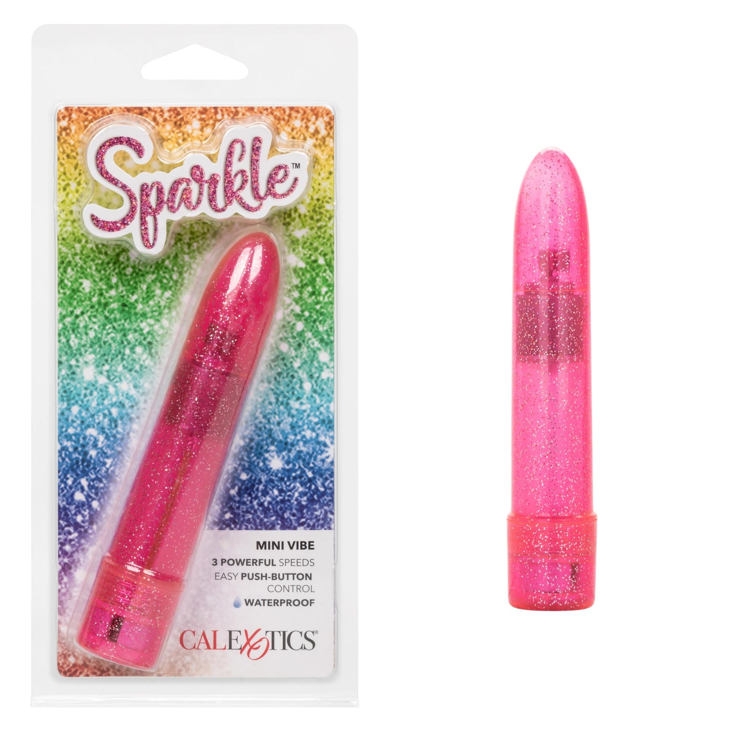 Sparkle Mini Vibe - Pink | 716770100986 | Available at EroticWarehouse.com