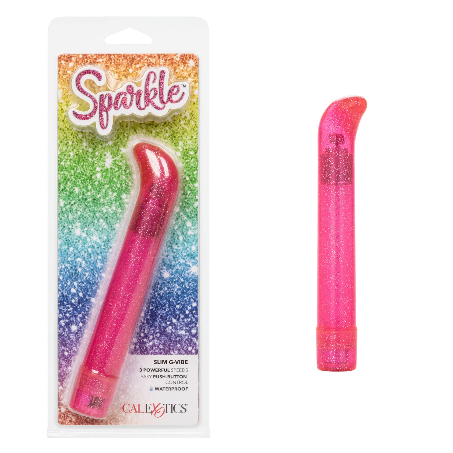 Sparkle Slim G-Vibe - Pink | 716770101075 | Available at EroticWarehouse.com