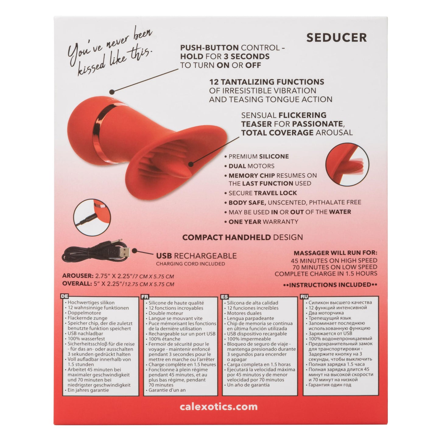 French Kiss Seducer | 716770098894 | Available at EroticWarehouse.com