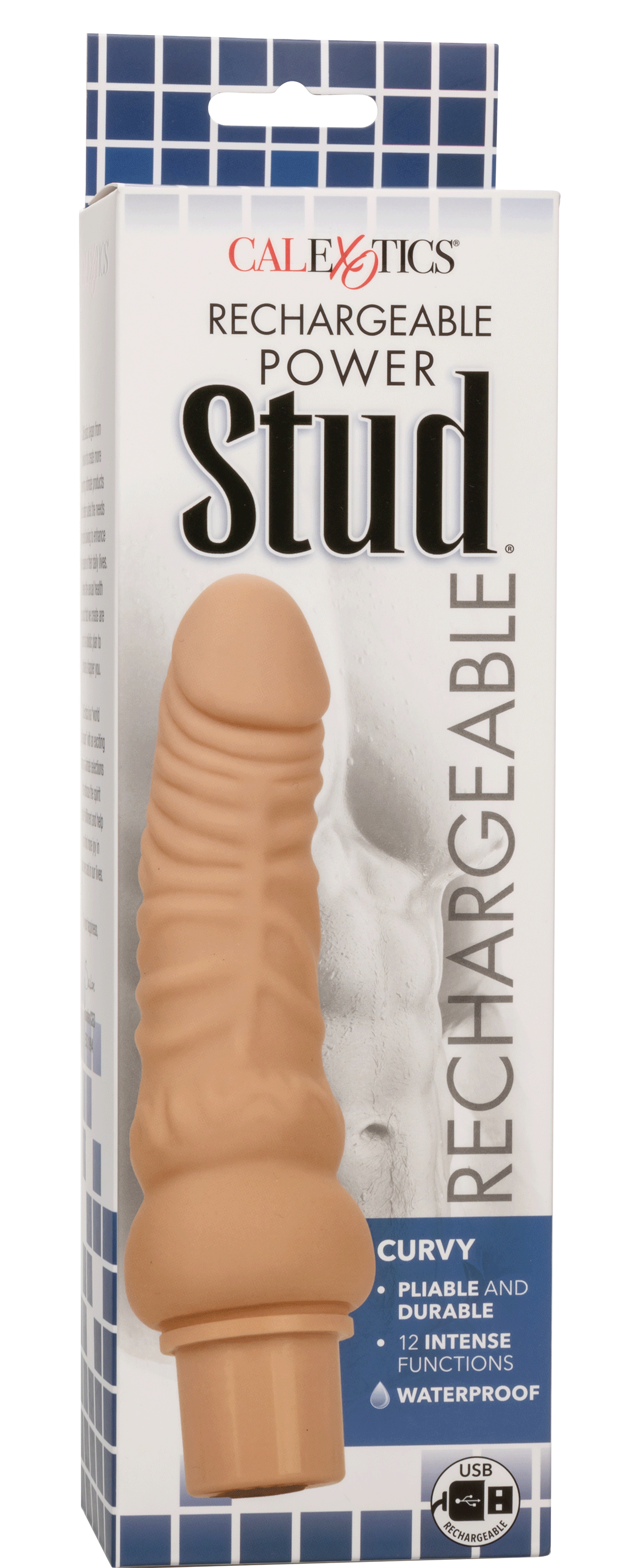 Rechargeable Power Stud Curvy - Ivory | 716770101303 | Available at EroticWarehouse.com