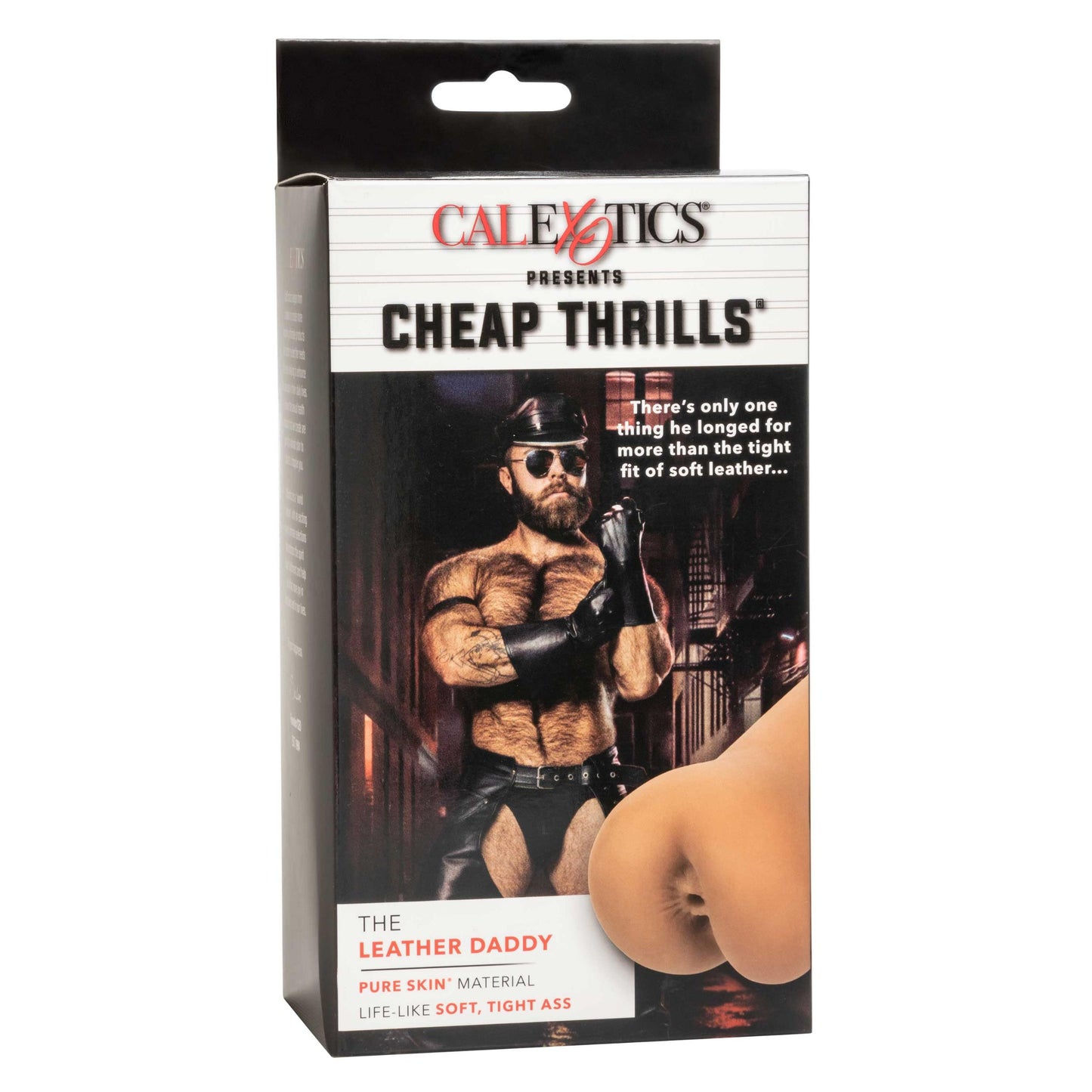 Cheap Thrills- The Leather Daddy - Ass Style Stroker | 716770103079 | Available at EroticWarehouse.com