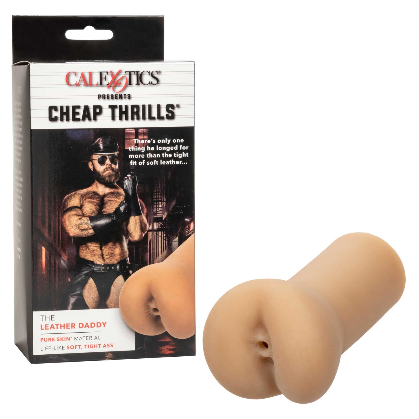 Cheap Thrills- The Leather Daddy - Ass Style Stroker | 716770103079 | Available at EroticWarehouse.com