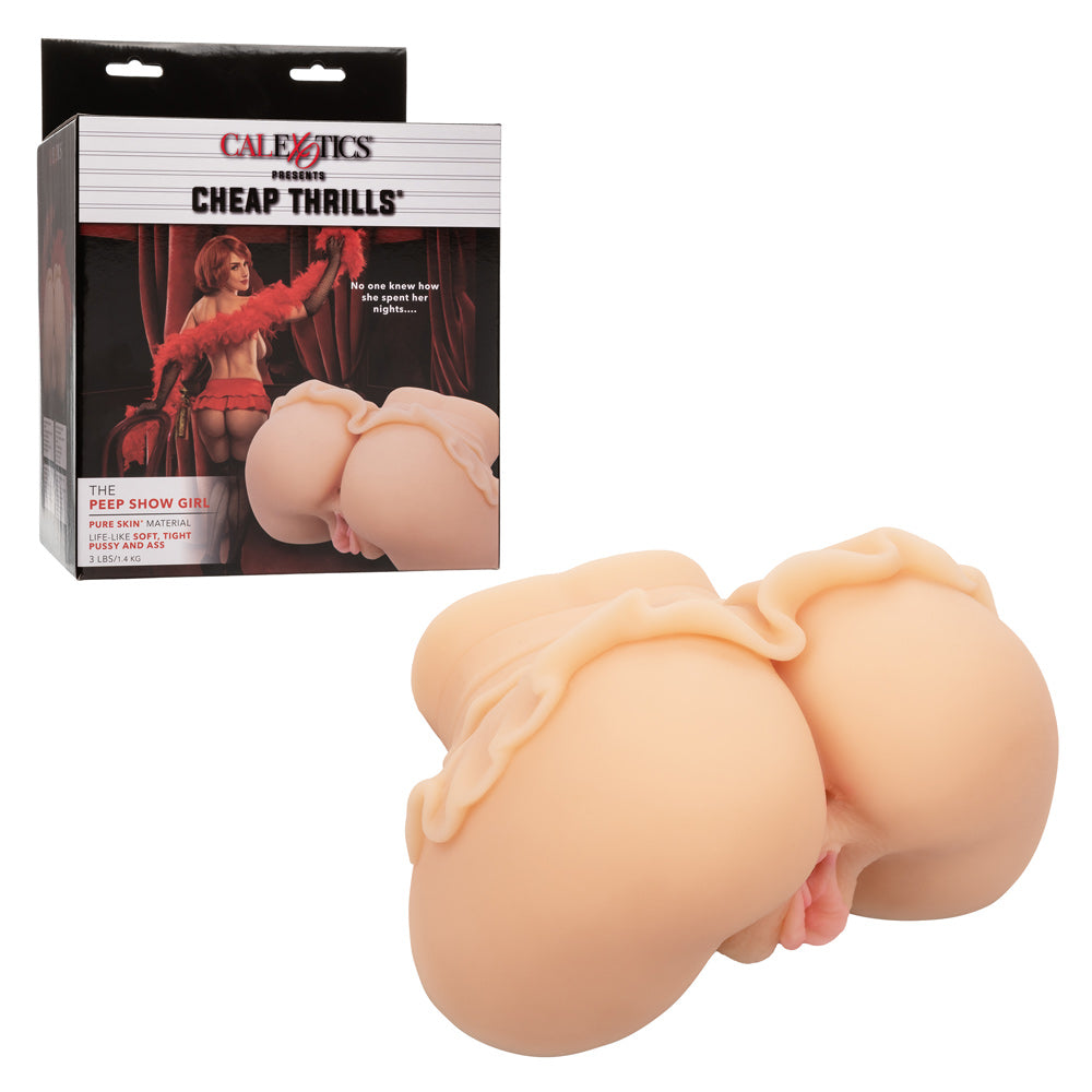 Cheap Thrills - The Peep Show Girl - Ass And Pussy Style Stroker | 716770108104 | Available at EroticWarehouse.com