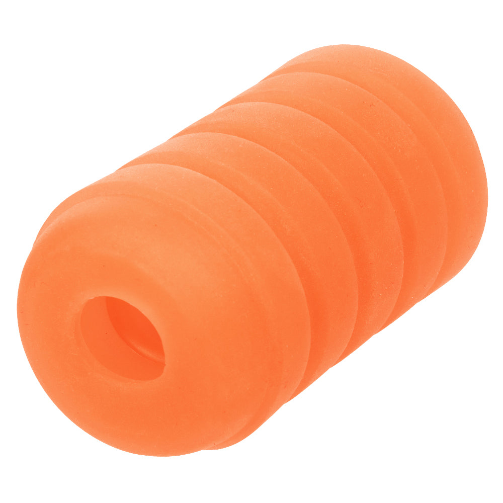 Pop Sock Ribbed - Orange | 716770108852 | Available at EroticWarehouse.com