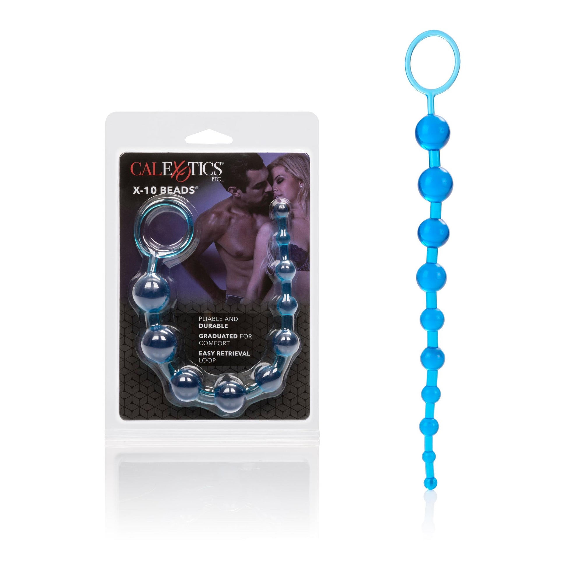 X-10 Beads - Blue | 716770017918 | Available at EroticWarehouse.com