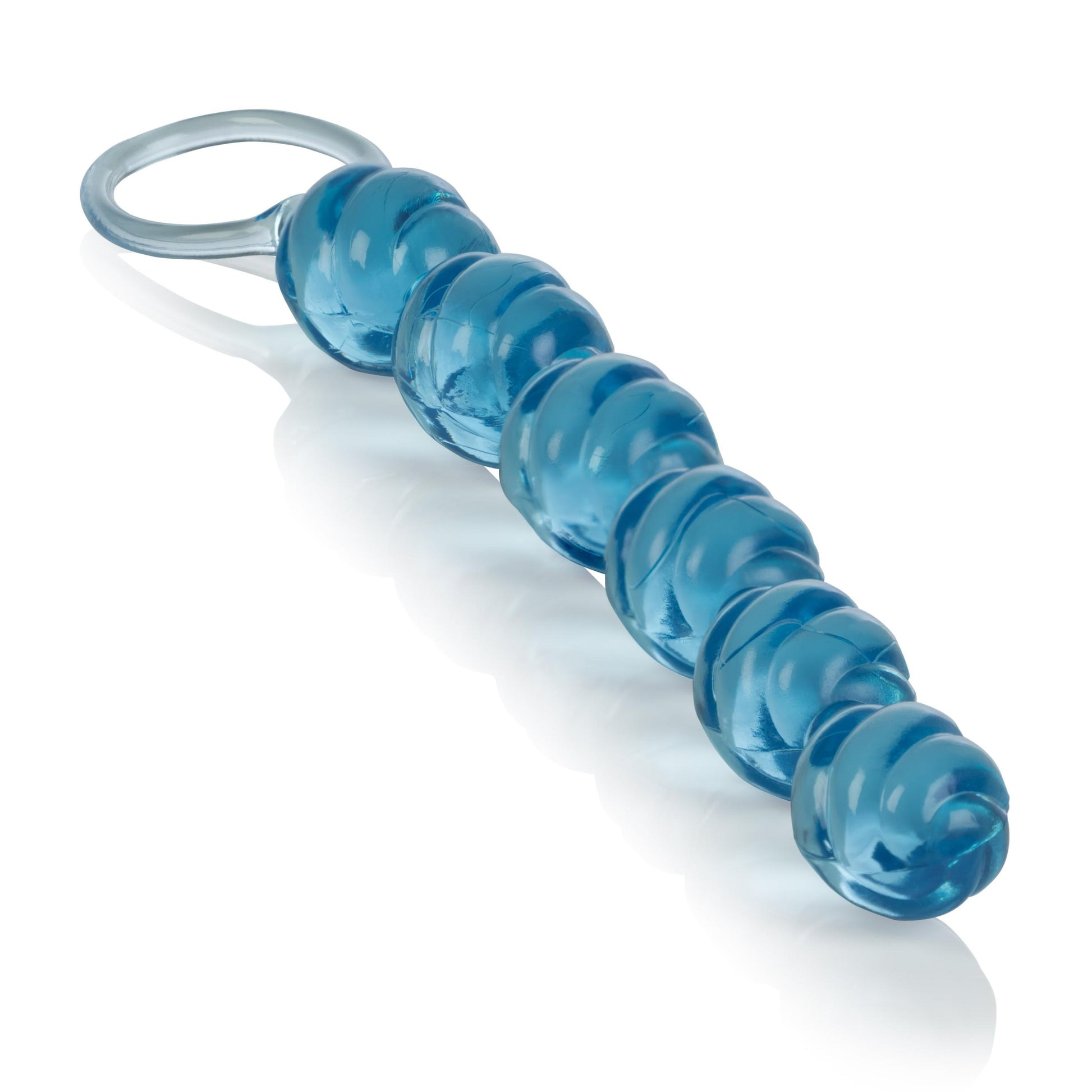 Swirl Pleasure Beads - Blue | 716770033635 | Available at EroticWarehouse.com