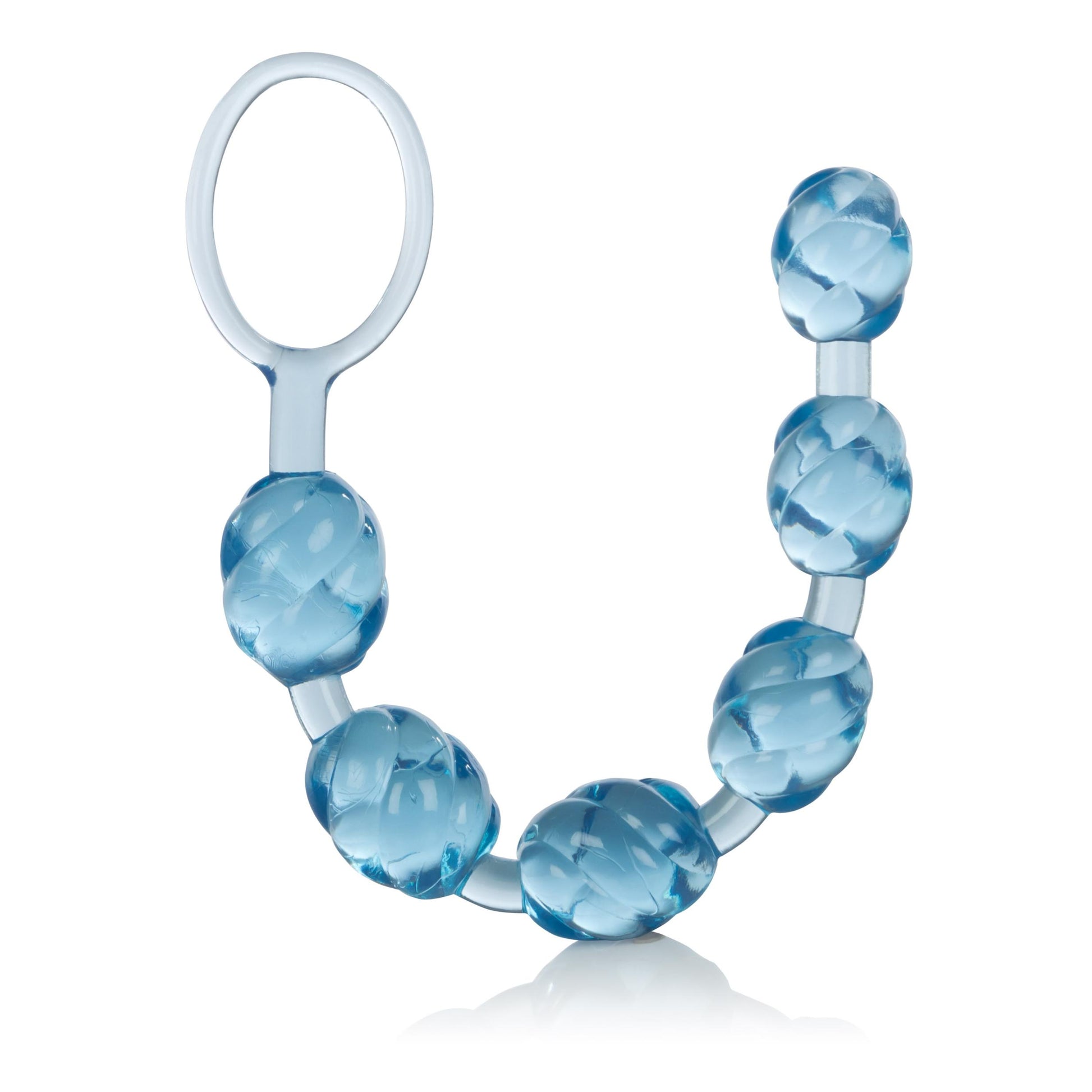 Swirl Pleasure Beads - Blue | 716770033635 | Available at EroticWarehouse.com