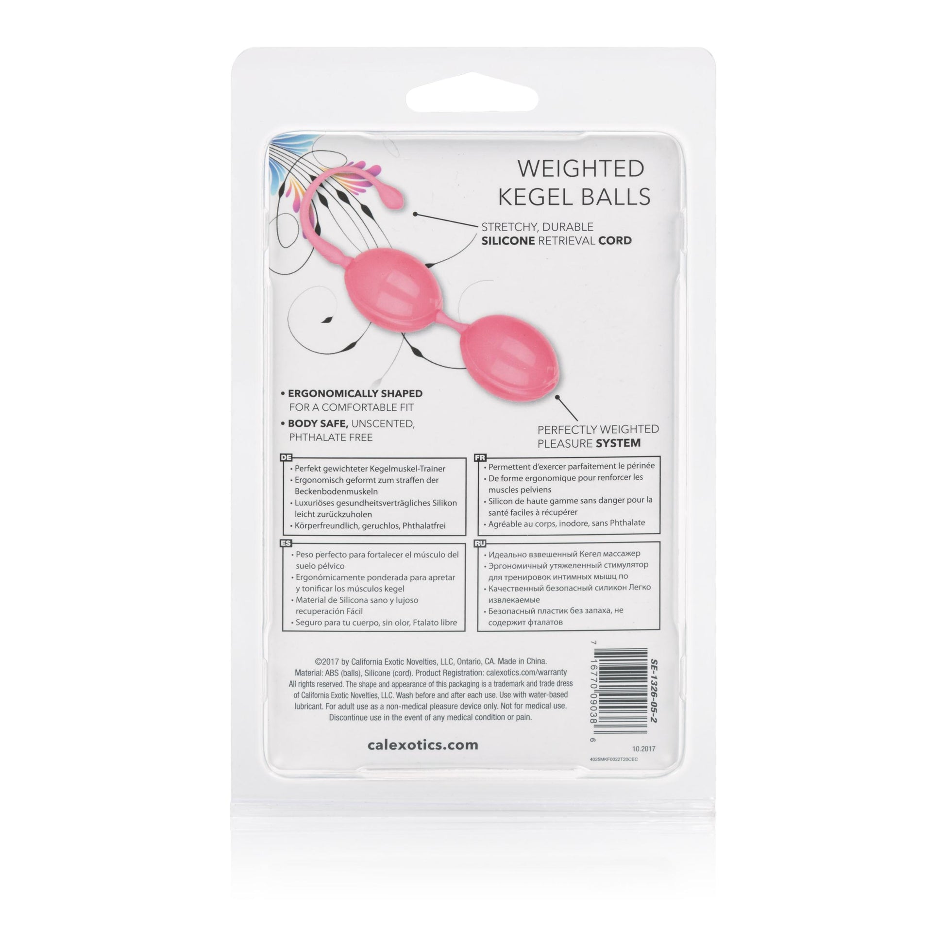 Weighted Kegel Balls - Pink | 716770090386 | Available at EroticWarehouse.com