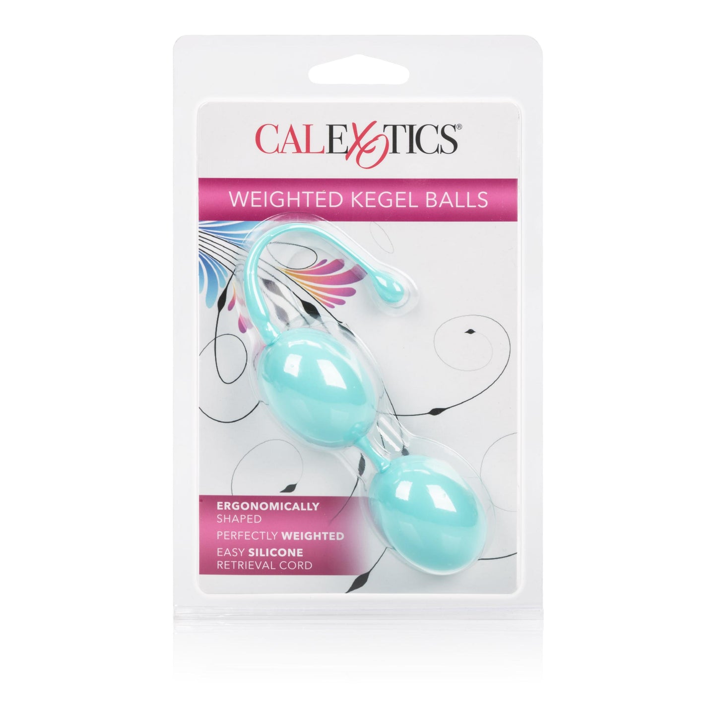 Weighted Kegel Balls - Teal | 716770090393 | Available at EroticWarehouse.com