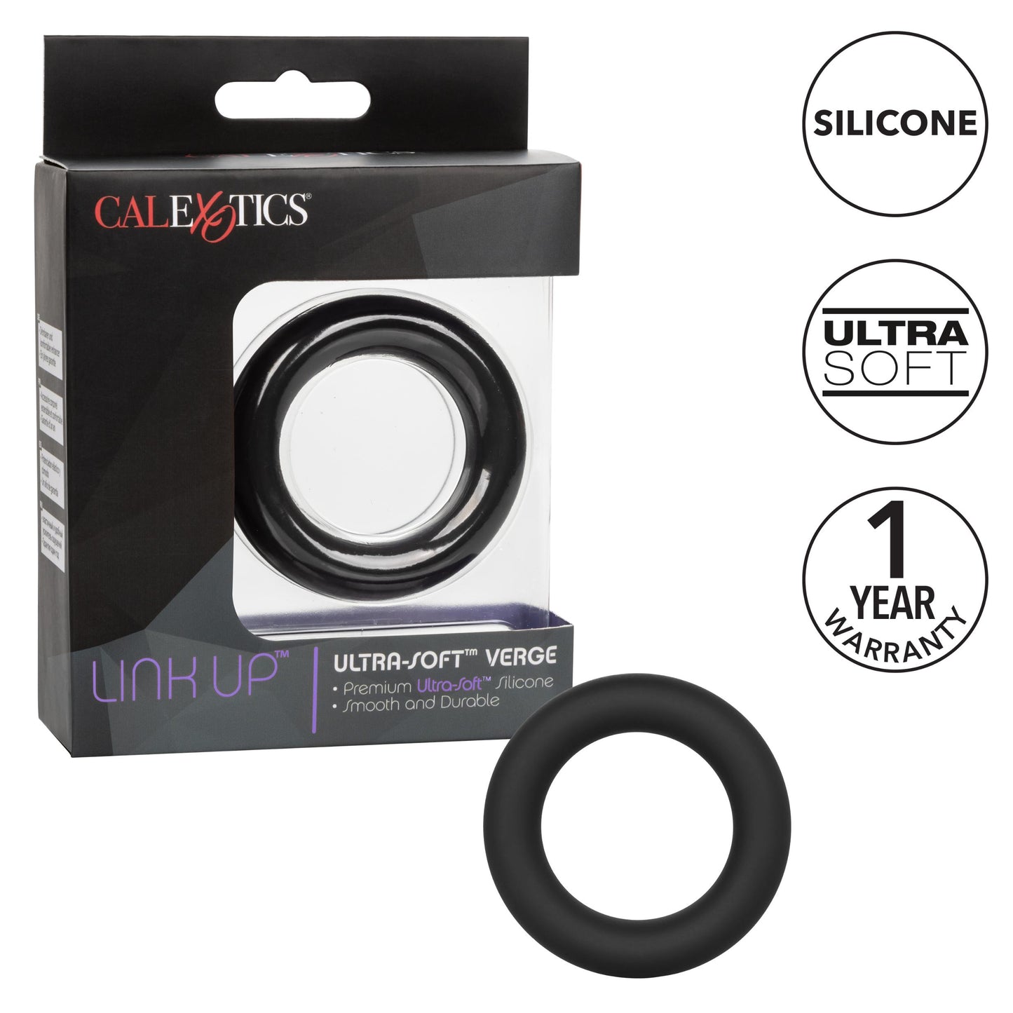 Link Up Ultra-Soft Verge - Black | 716770095572 | Available at EroticWarehouse.com