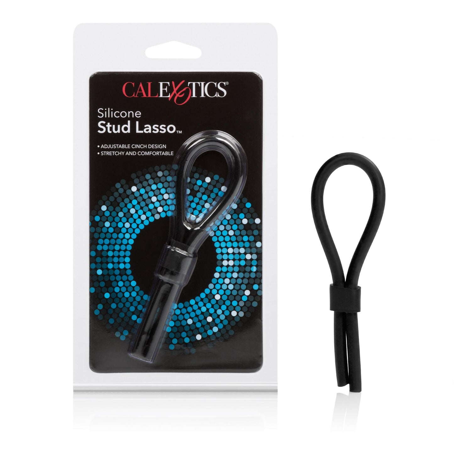 Silicone Stud Lasso - Black | 716770061959 | Available at EroticWarehouse.com
