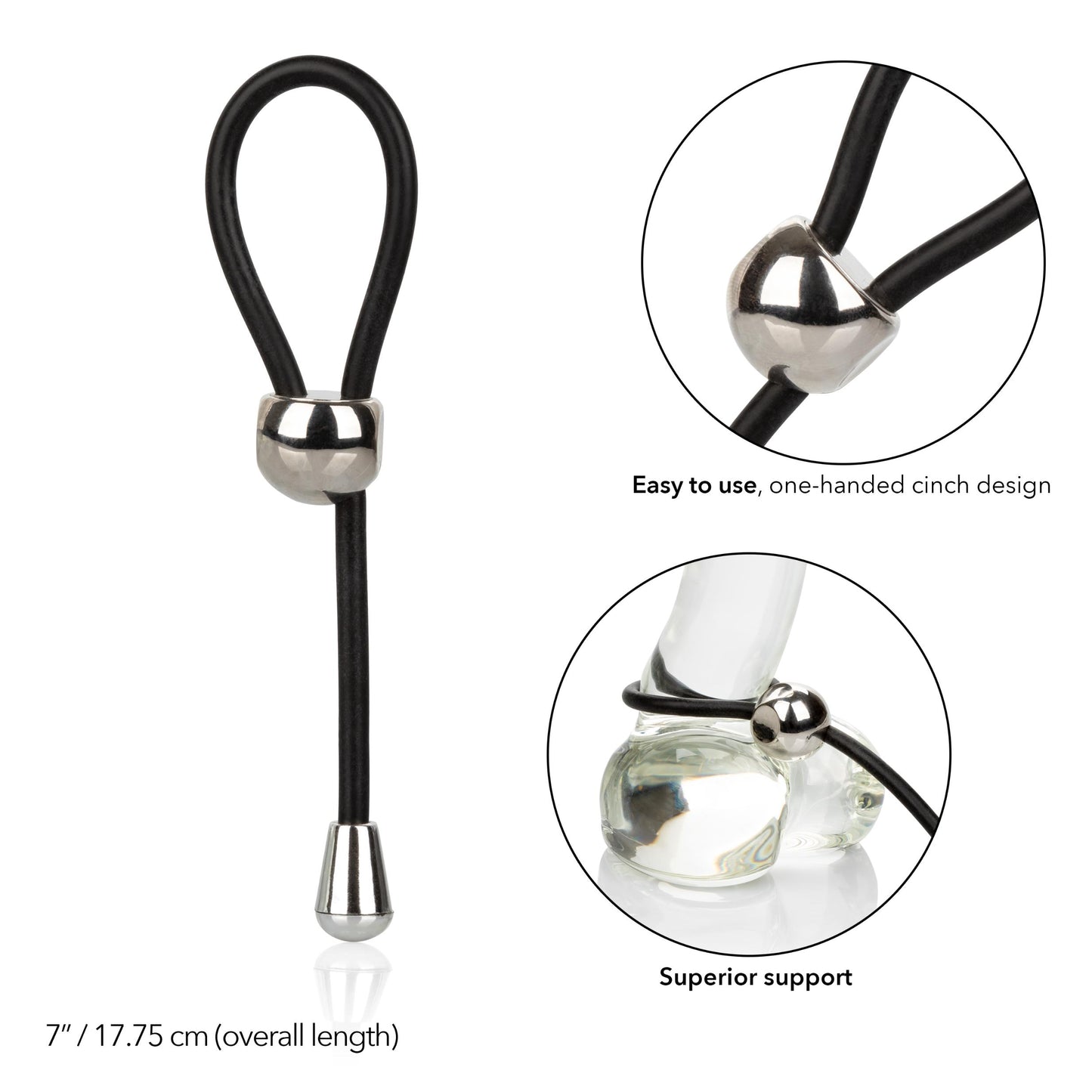 E-Z Cinch Silicone Lasso | 716770092113 | Available at EroticWarehouse.com