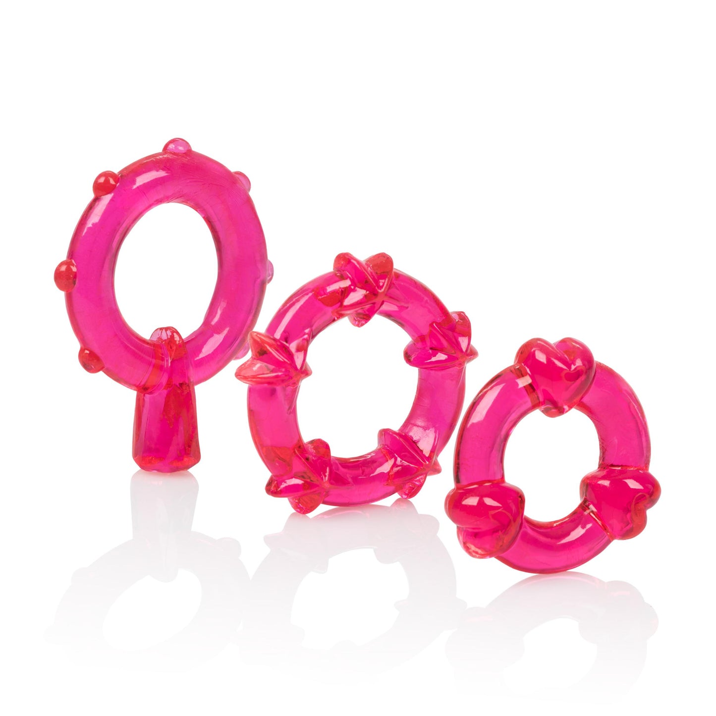 Magic C-Rings - Red | 716770055699 | Available at EroticWarehouse.com