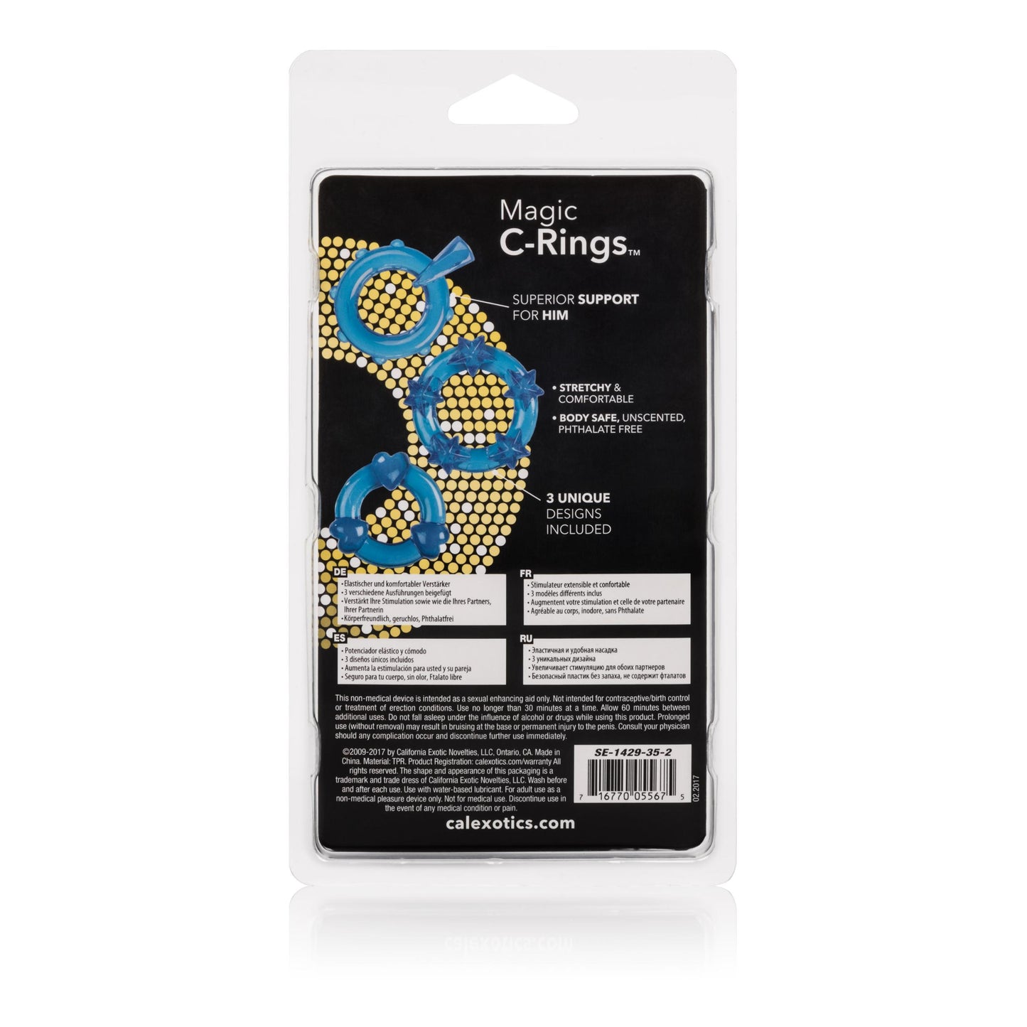 Magic C-Rings - Blue | 716770055675 | Available at EroticWarehouse.com