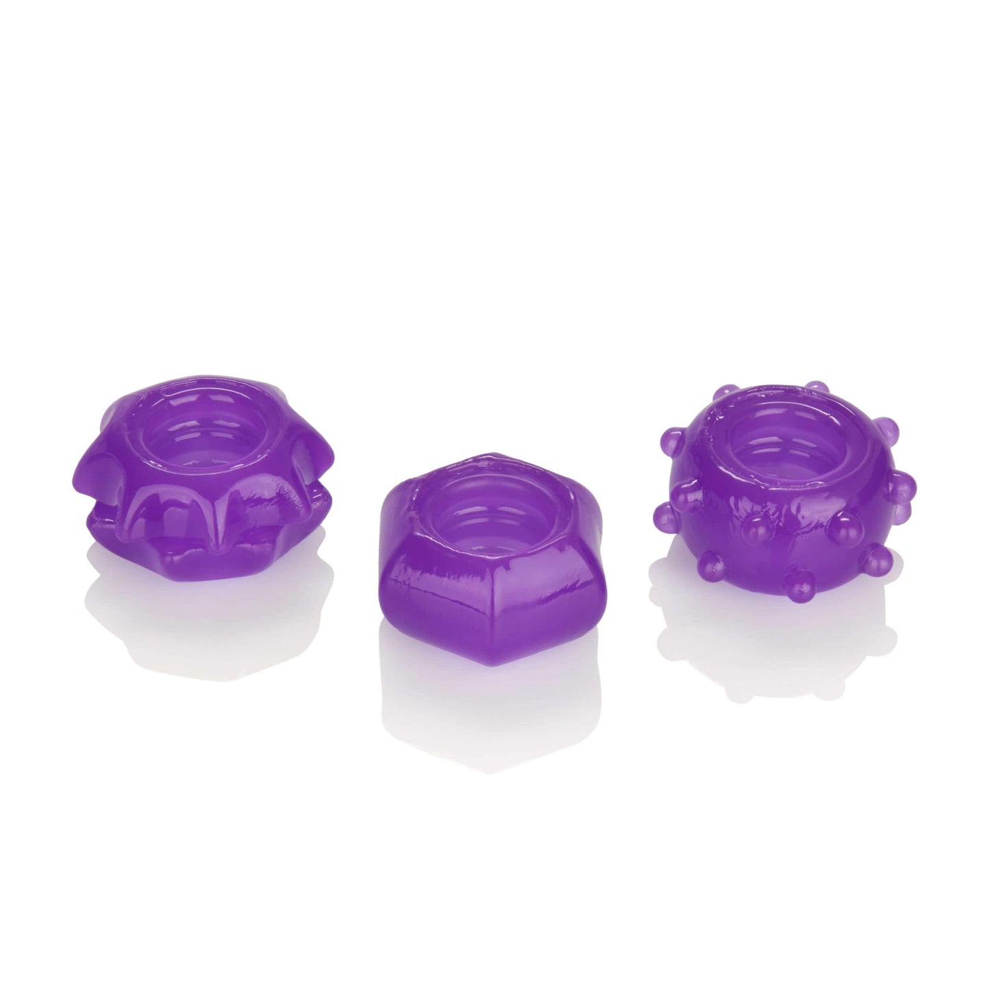 Reversible Ring Set - Purple | 716770087379 | Available at EroticWarehouse.com