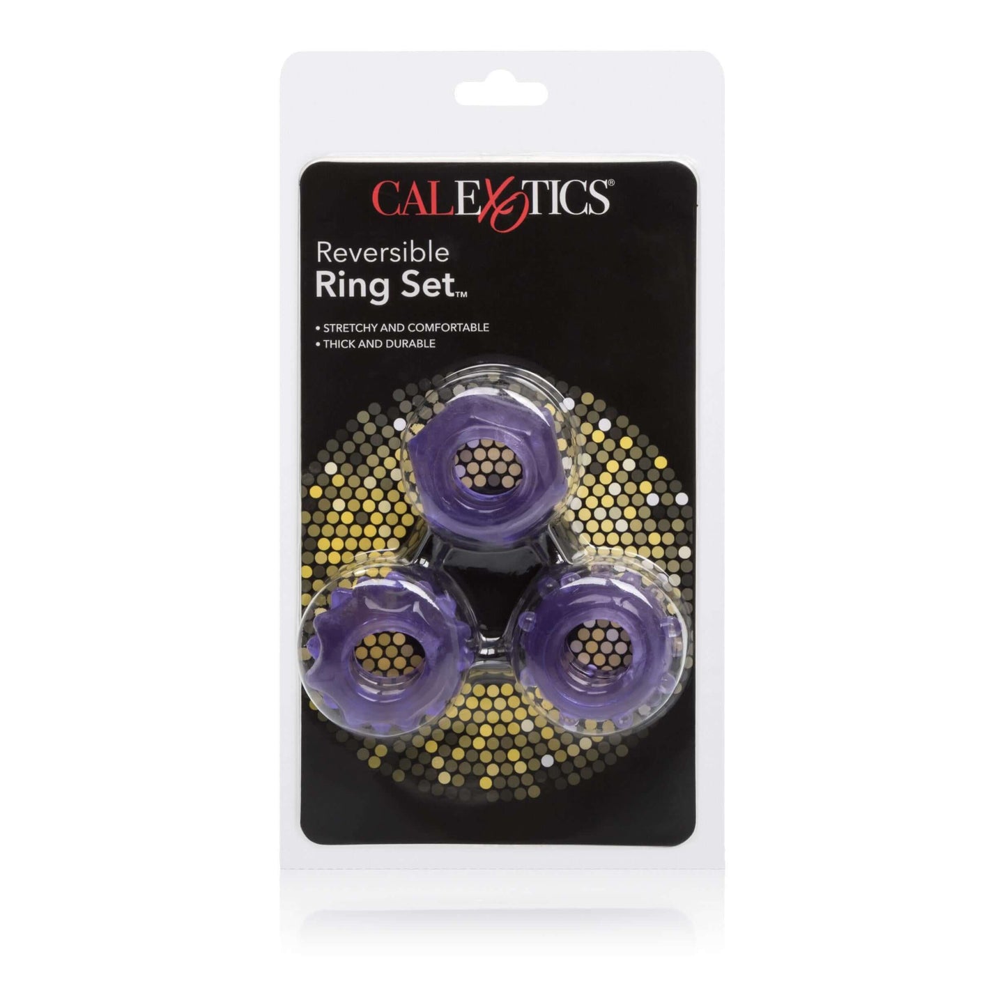 Reversible Ring Set - Purple | 716770087379 | Available at EroticWarehouse.com