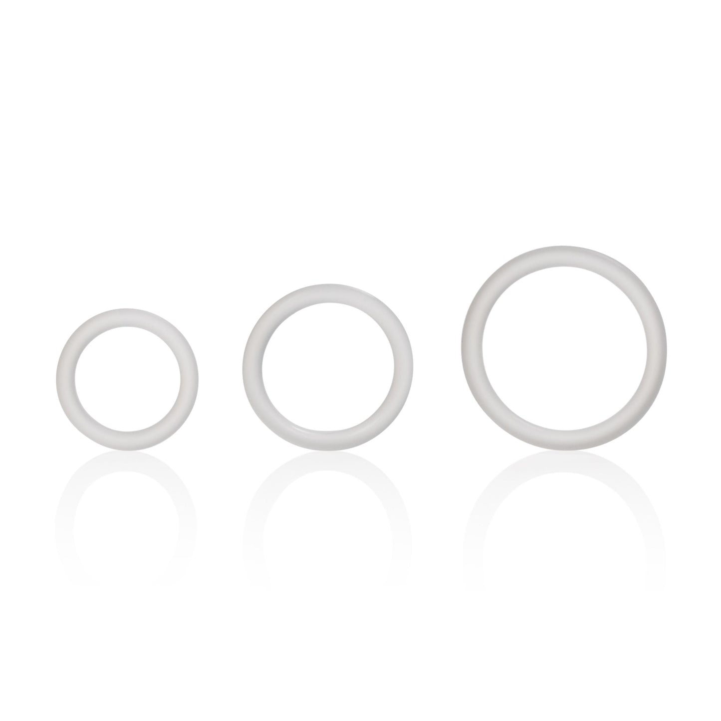 Silicone Support Rings - Clear | 716770062468 | Available at EroticWarehouse.com