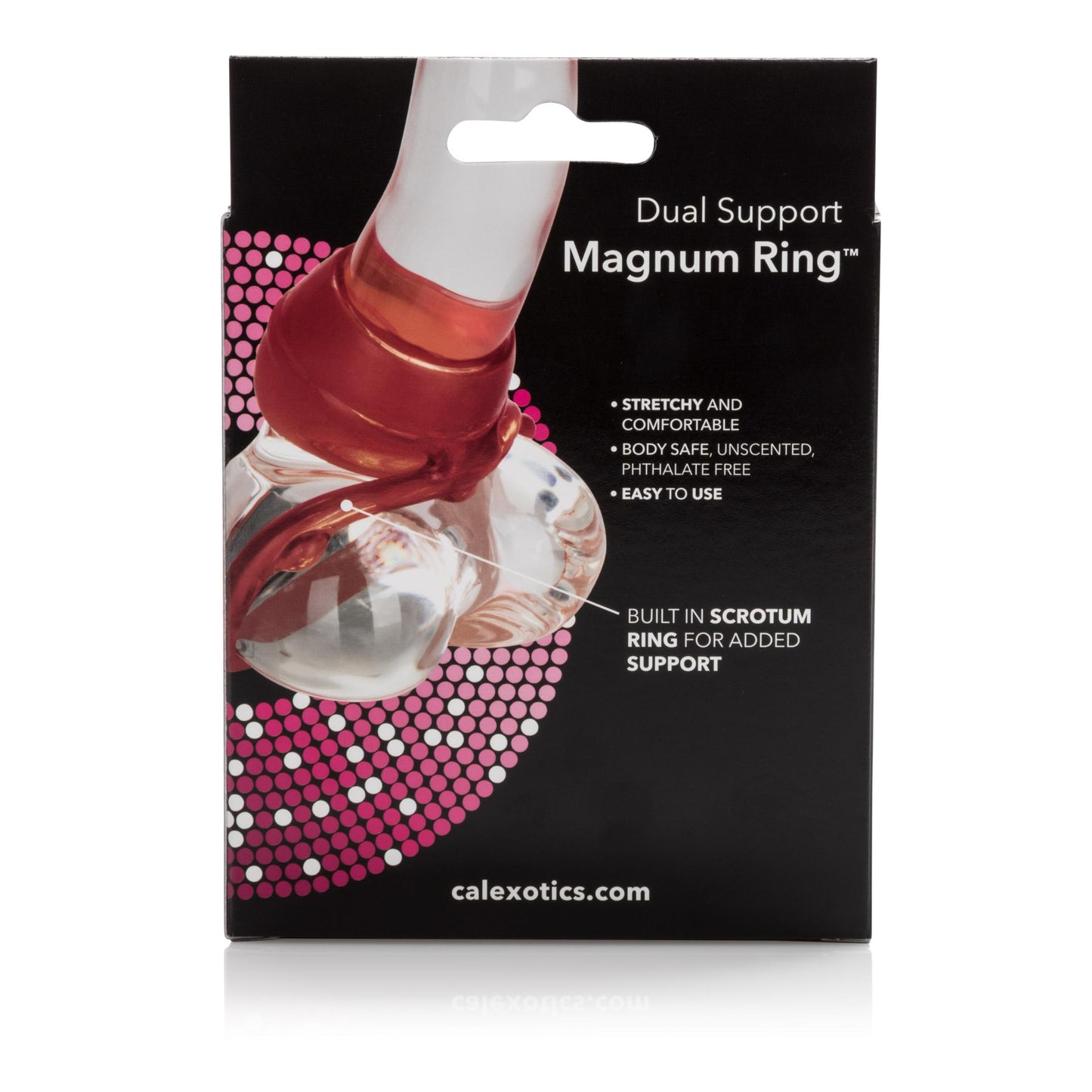 Dual Support Magnum Ring - Red | 716770047083 | Available at EroticWarehouse.com