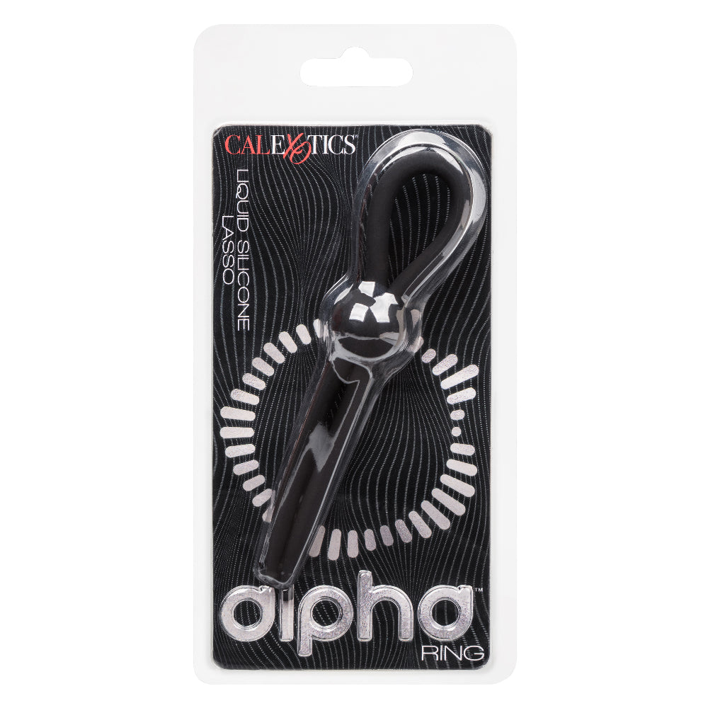 Alpha Liquid Silicone Lasso - Black | 716770108982 | Available at EroticWarehouse.com