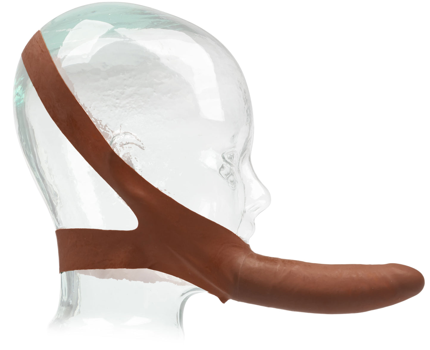 The Original Accommodator Latex Dong - Brown | 716770101822 | Available at EroticWarehouse.com