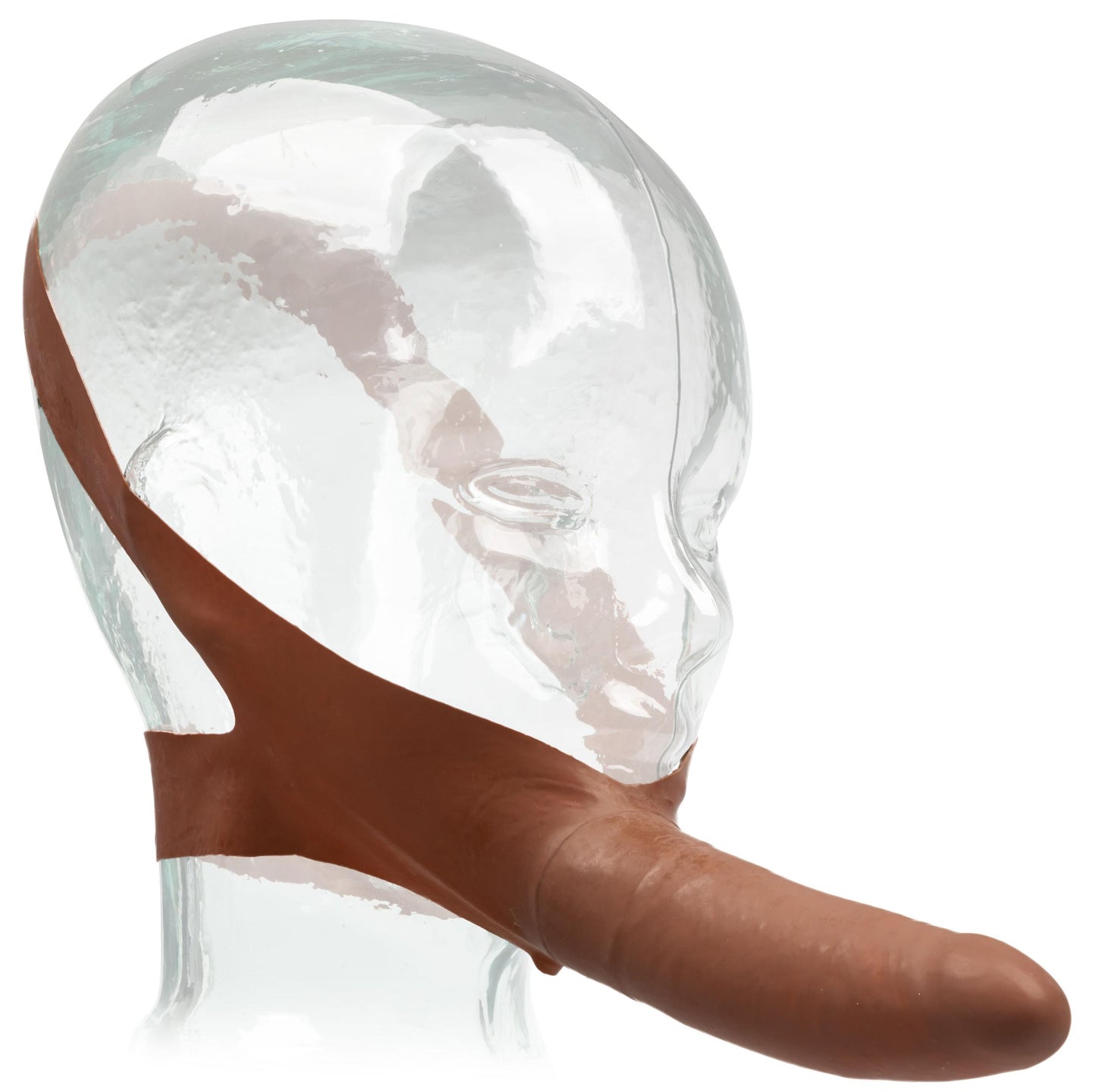 The Original Accommodator Latex Dong - Brown | 716770101822 | Available at EroticWarehouse.com