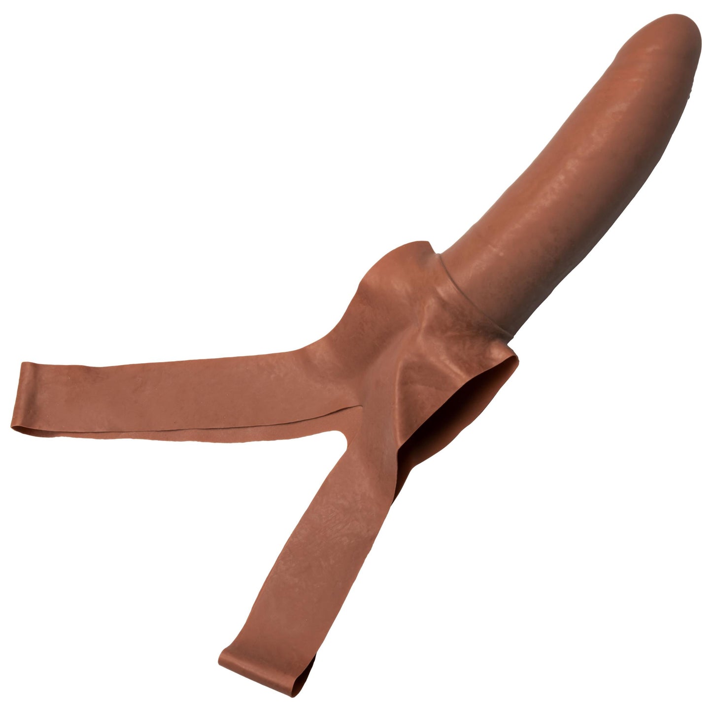 The Original Accommodator Latex Dong - Brown | 716770101822 | Available at EroticWarehouse.com