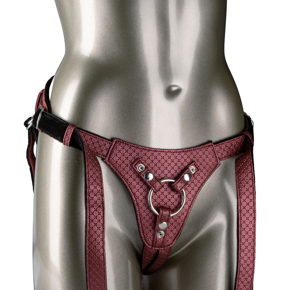 Her Royal Harness the Regal Queen - Red | 716770092045 | Available at EroticWarehouse.com