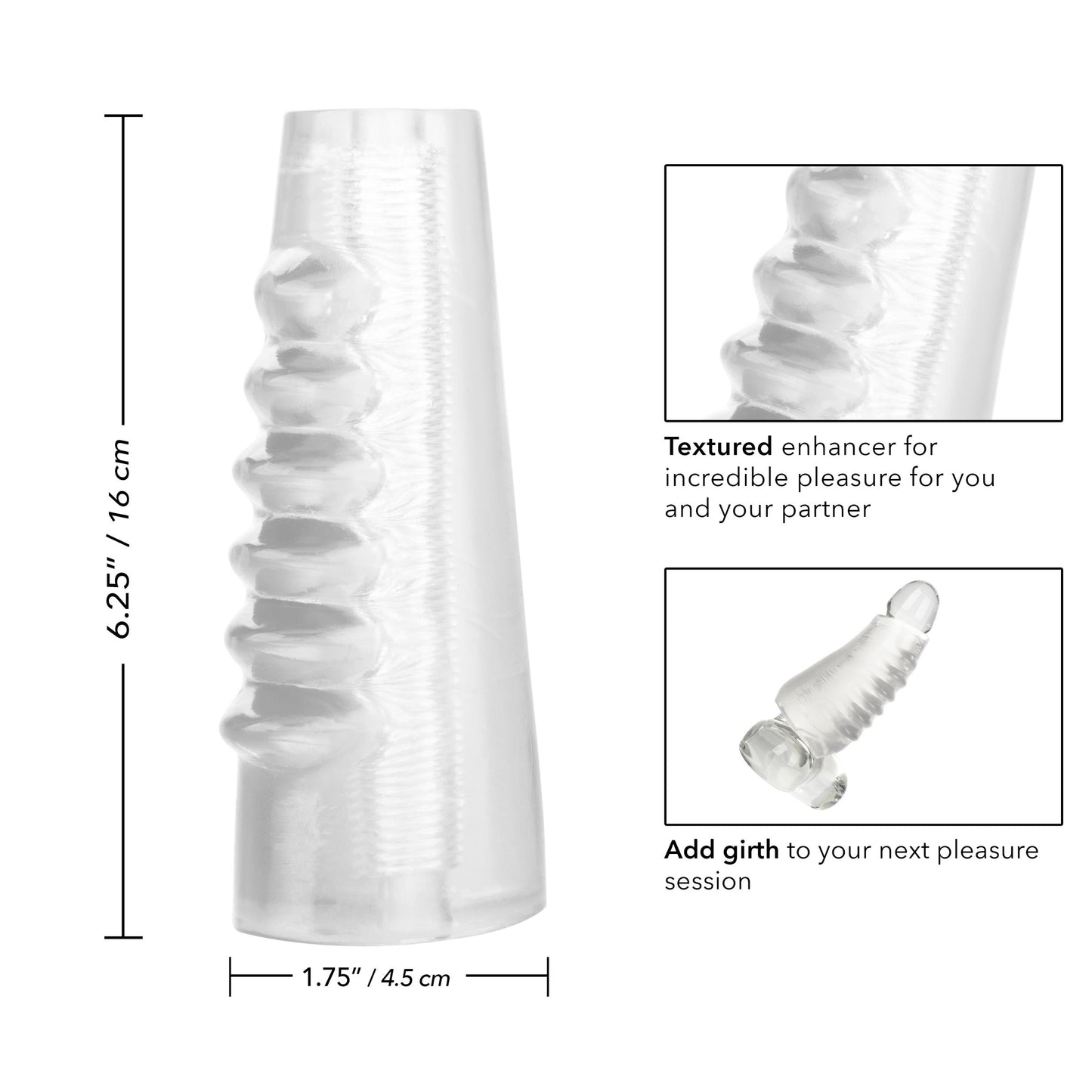 Hot Rod Xtreme Enhancer - Clear | 716770094490 | Available at EroticWarehouse.com
