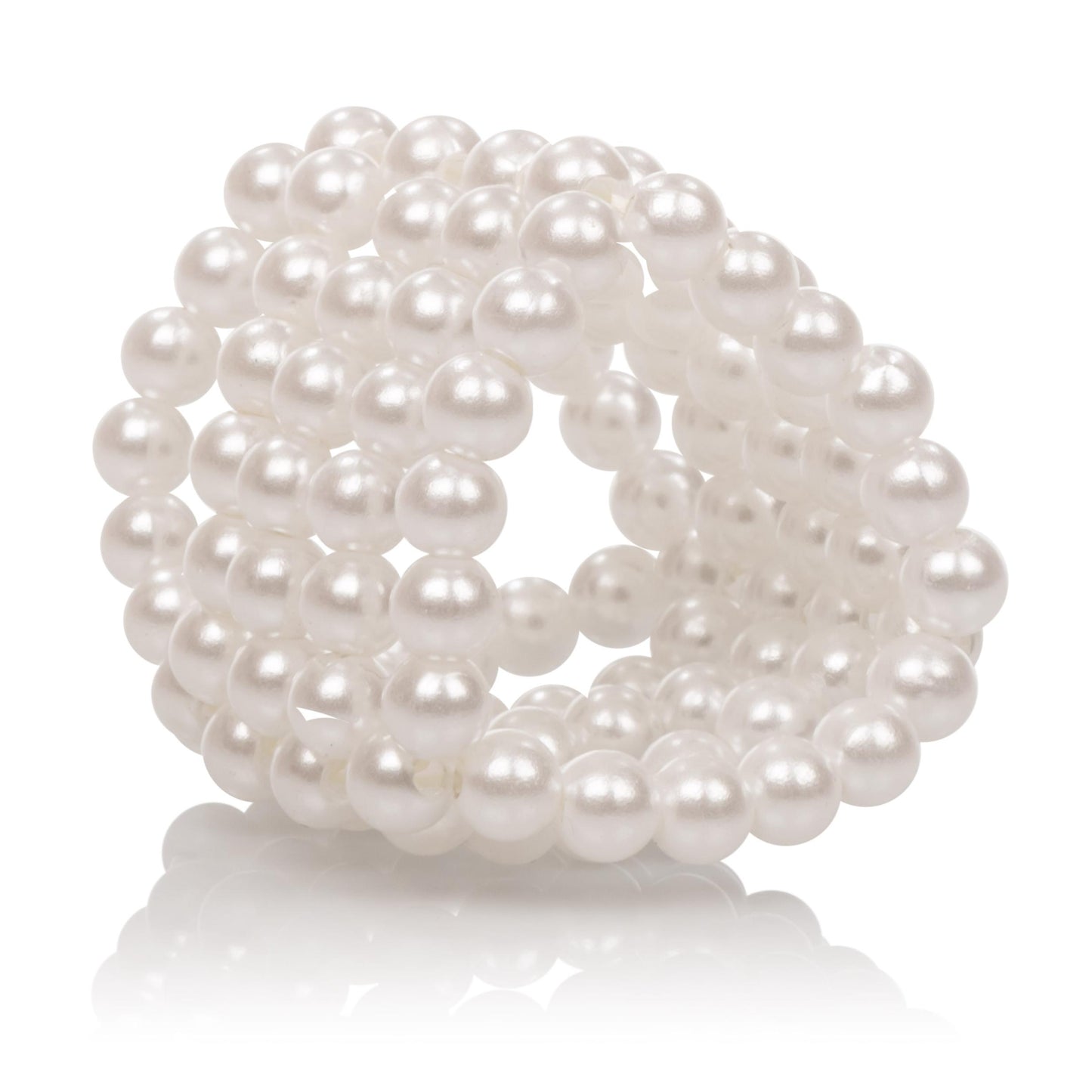 Basic Essentials Pearl Stroker Beads - Small | 716770054708 | Available at EroticWarehouse.com