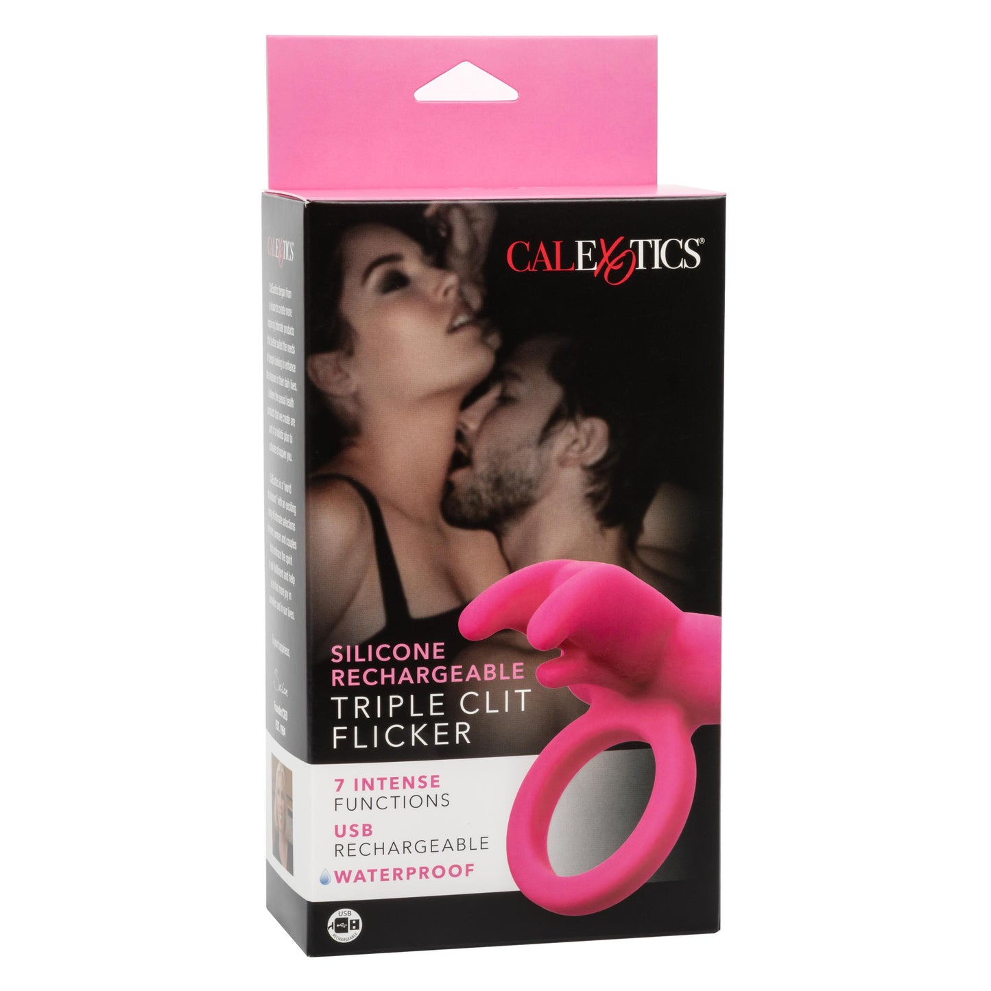 Silicone Rechargeable Triple Clit Flicker | 716770094636 | Available at EroticWarehouse.com