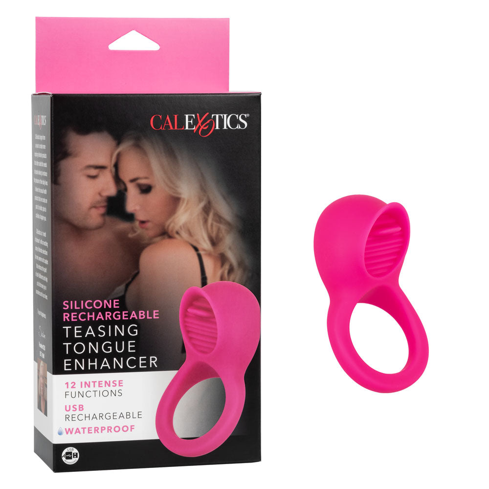 Silicone Rechargeable Teasing Tongue Enhancer | 716770094711 | Available at EroticWarehouse.com