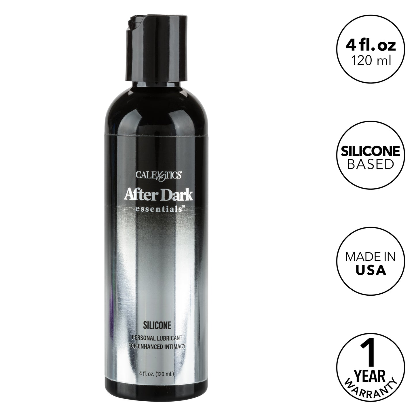 After Dark Essentials Silicone-Based Personal Lubricant - 4fl. Oz./ 120ml | 716770099624 | Available at EroticWarehouse.com