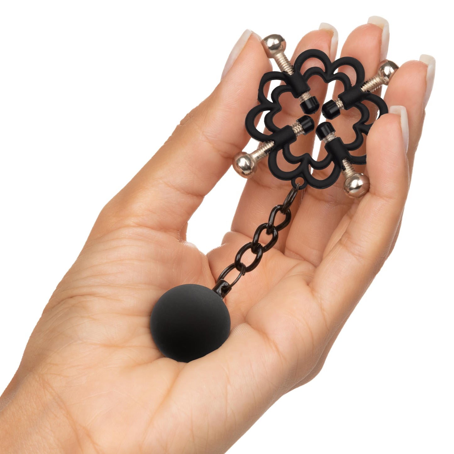 Nipple Grips Power Grip 4-Point Weighted Nipple Press | 716770100924 | Available at EroticWarehouse.com