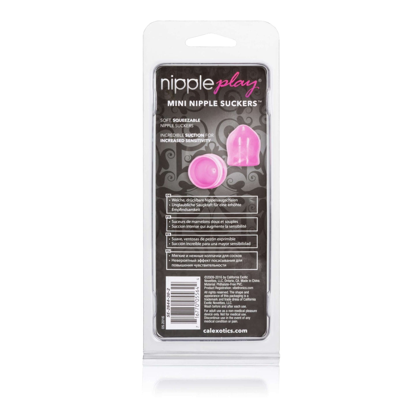 Nipple Play Mini Nipple Suckers - Pink | 716770055644 | Available at EroticWarehouse.com