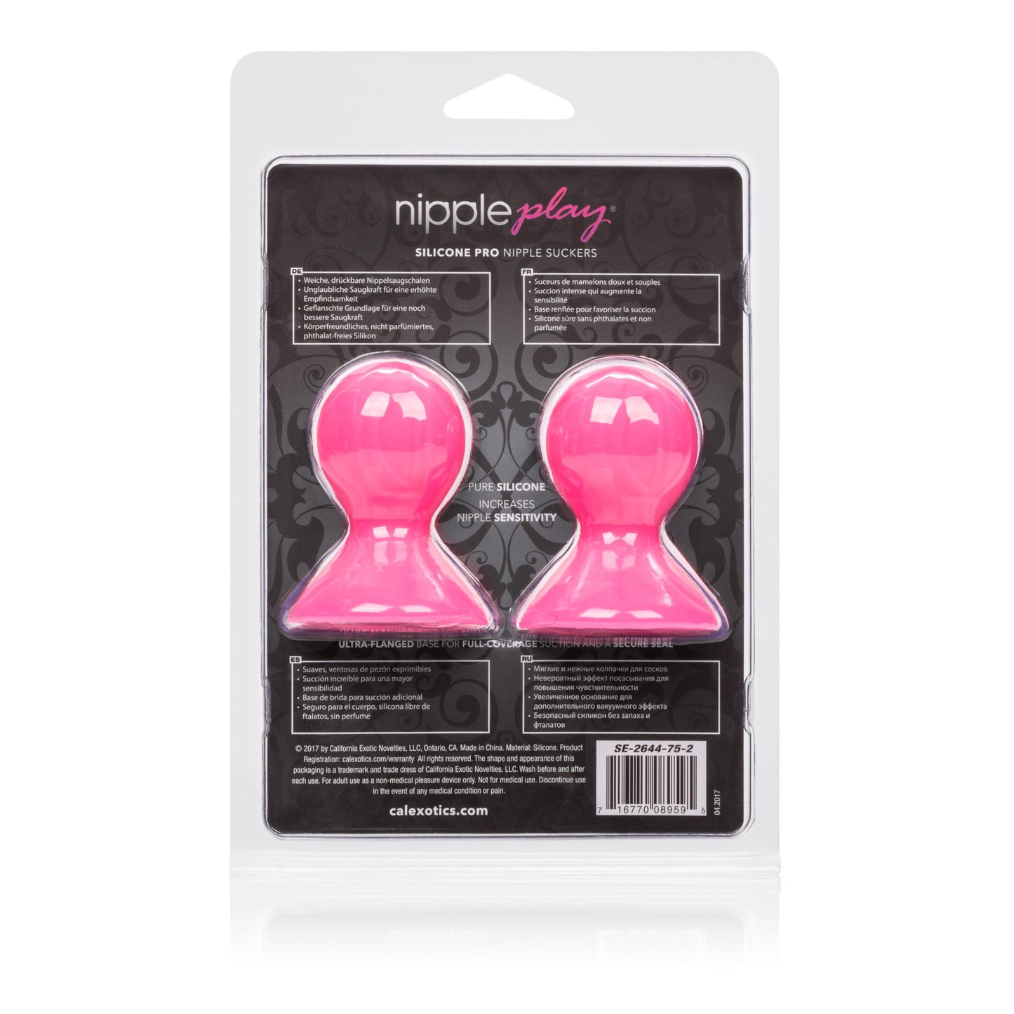 Nipple Play Silicone Pro Nipple Suckers - Pink | 716770089595 | Available at EroticWarehouse.com