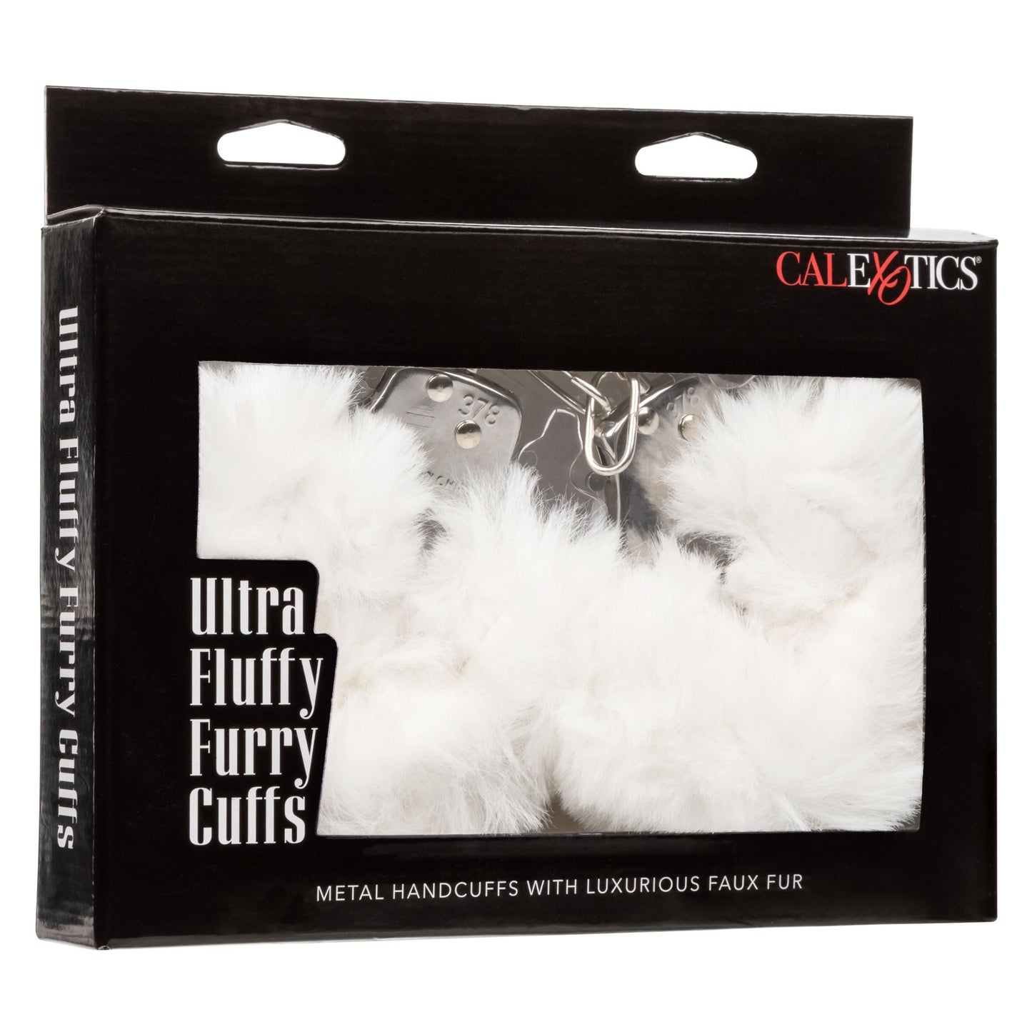 Ultra Fluffy Furry Cuffs - White | 716770102669 | Available at EroticWarehouse.com