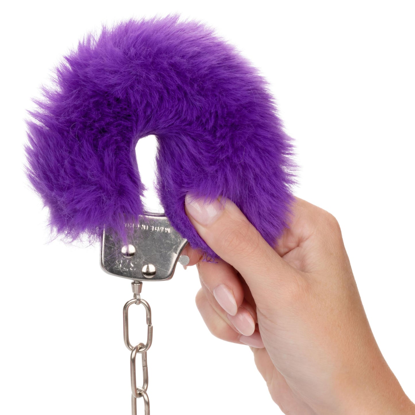 Ultra Fluffy Furry Cuffs - Purple | 716770102683 | Available at EroticWarehouse.com