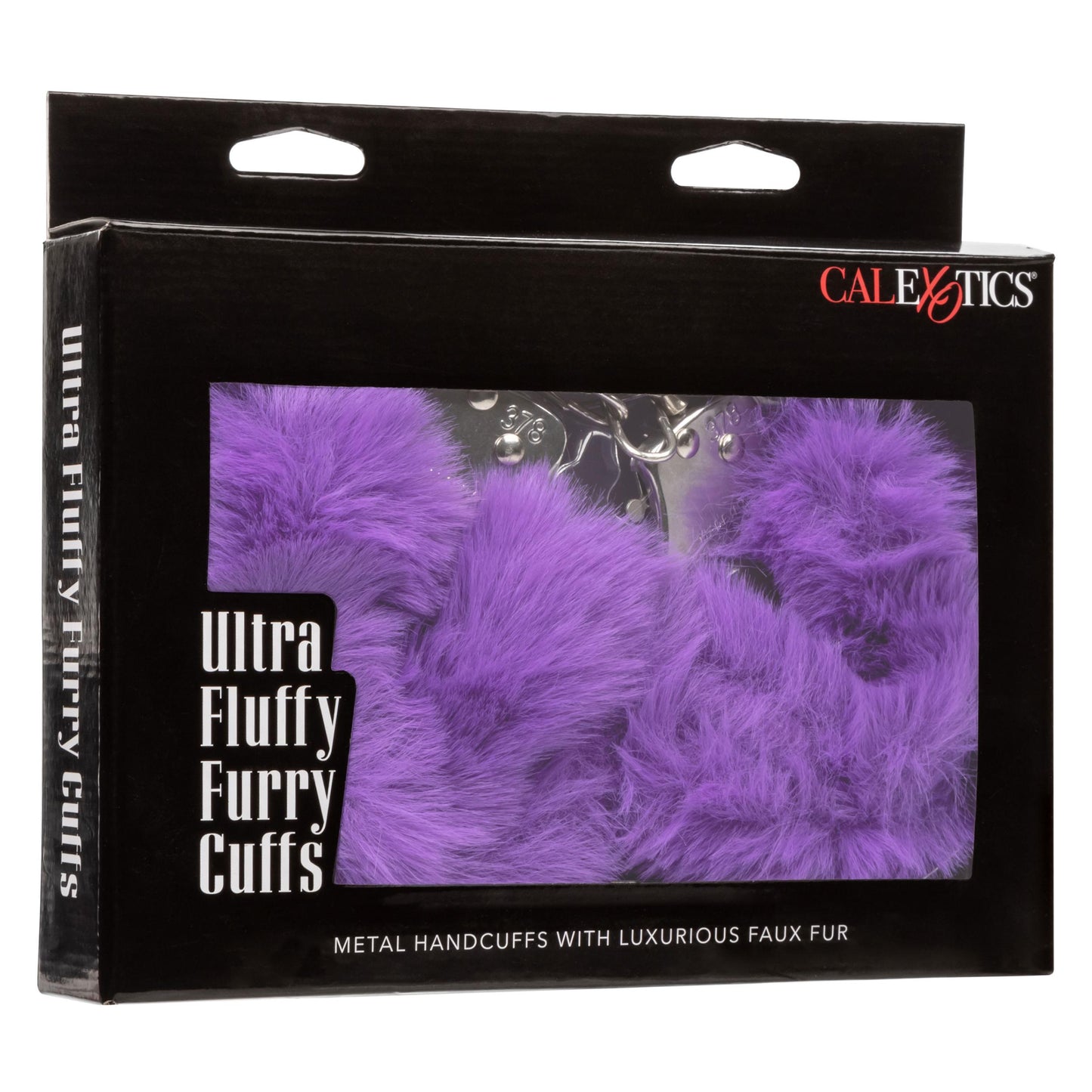 Ultra Fluffy Furry Cuffs - Purple | 716770102683 | Available at EroticWarehouse.com