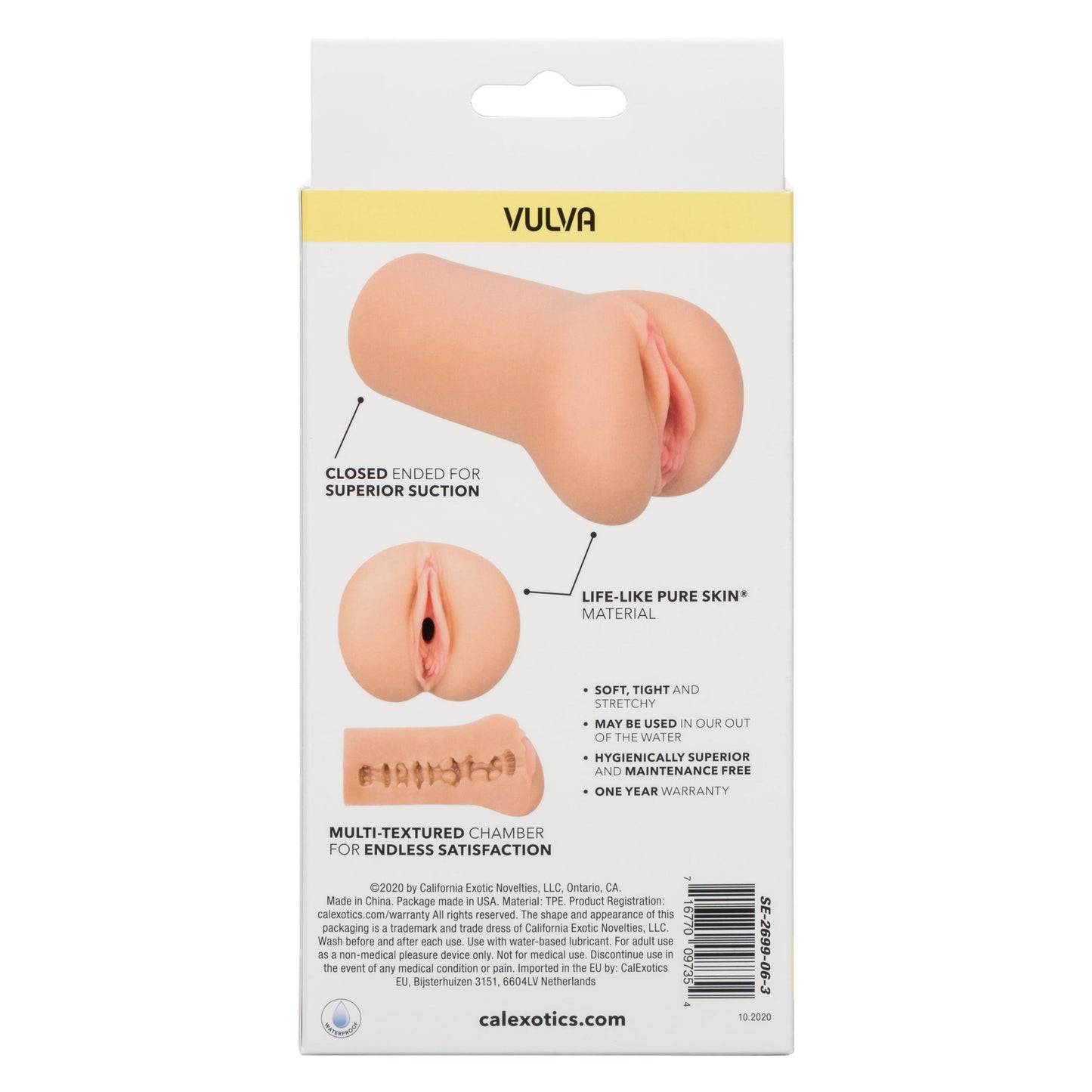 Boundless Vulva - Pussy Style Stroker - Ivory | 716770097354 | Available at EroticWarehouse.com