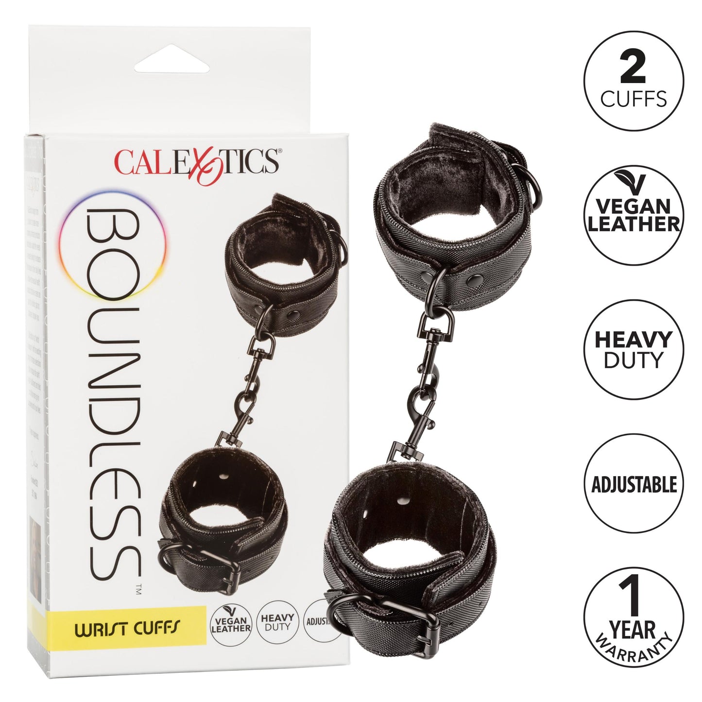 Boundless Wrist Cuffs | 716770097064 | Available at EroticWarehouse.com