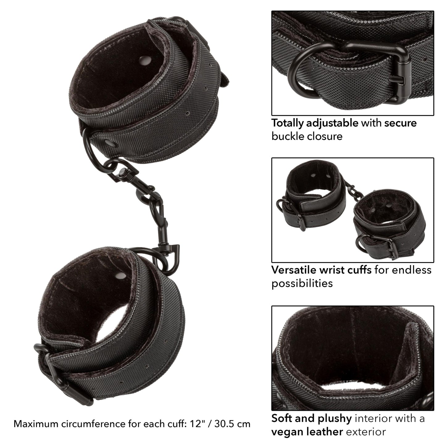 Boundless Wrist Cuffs | 716770097064 | Available at EroticWarehouse.com