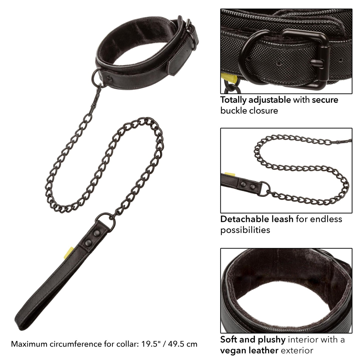 Boundless Collar & Leash | 716770097088 | Available at EroticWarehouse.com