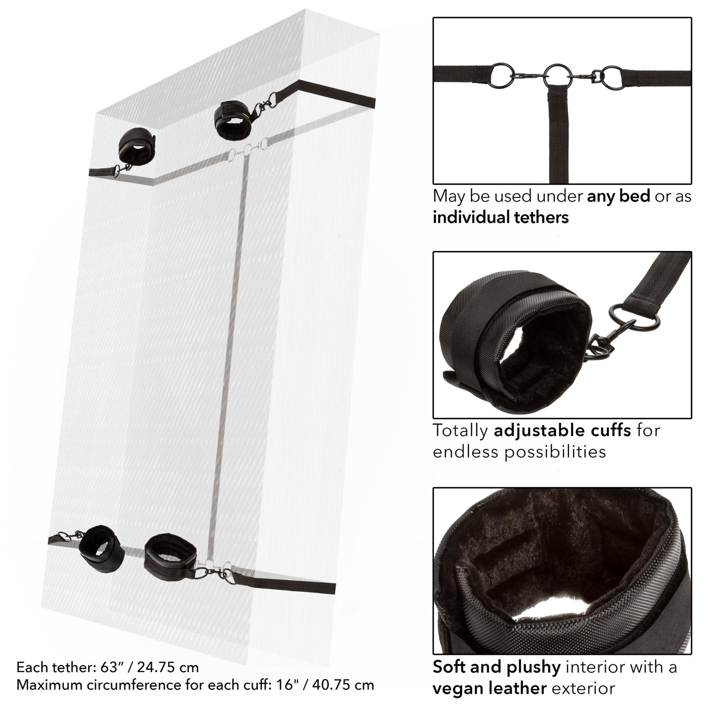 Boundless Bed Restraint | 716770097101 | Available at EroticWarehouse.com