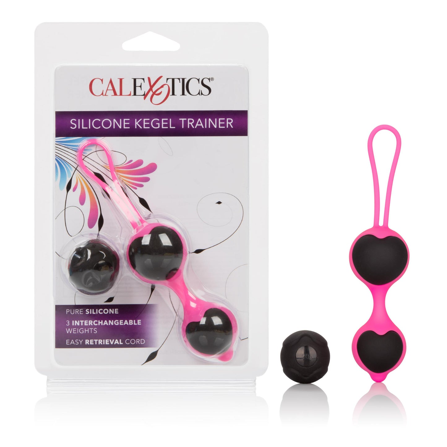 Silicone Kegel Trainer - Black | 716770084002 | Available at EroticWarehouse.com