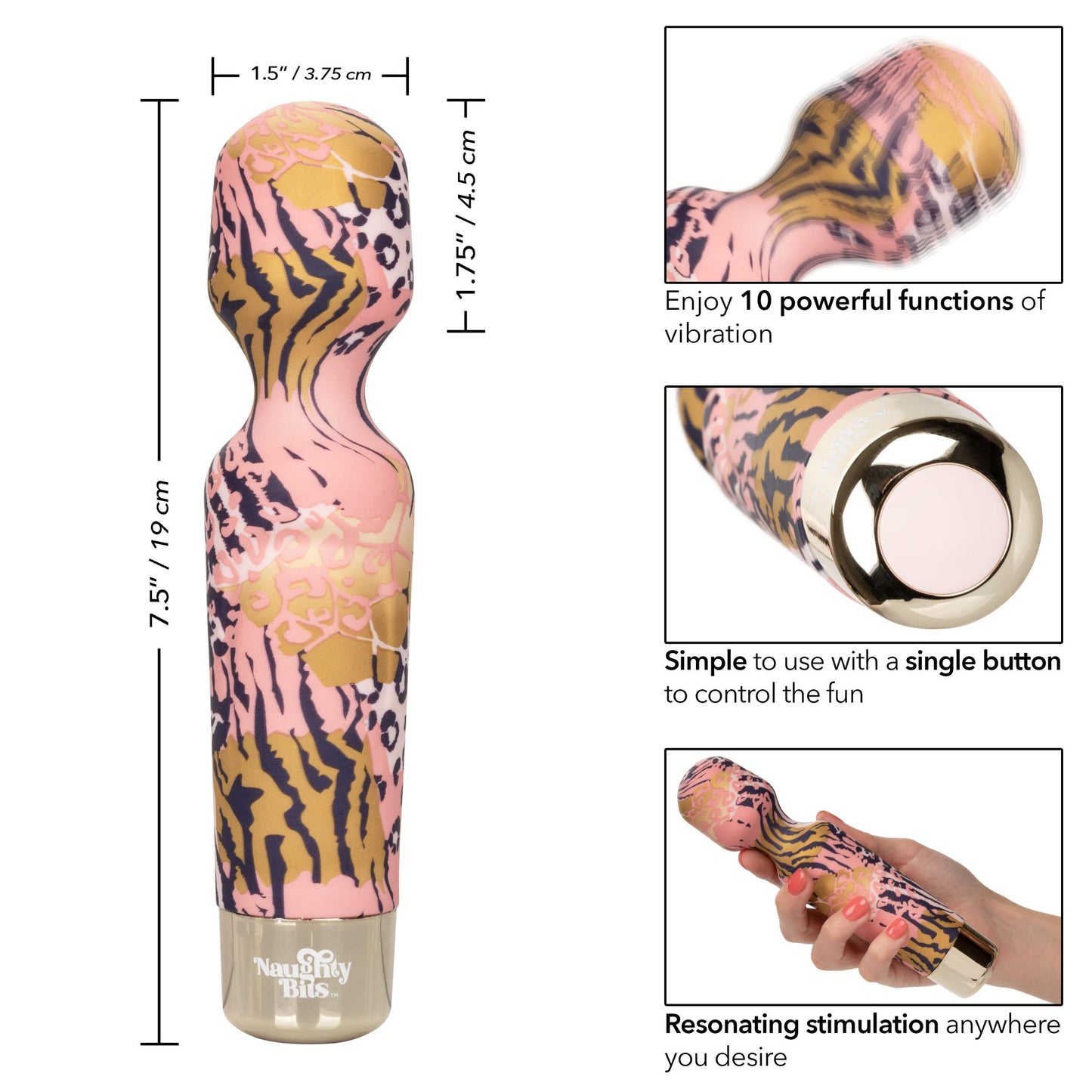 Naughty Bits Wtf Wand to Fuck | 716770101518 | Available at EroticWarehouse.com