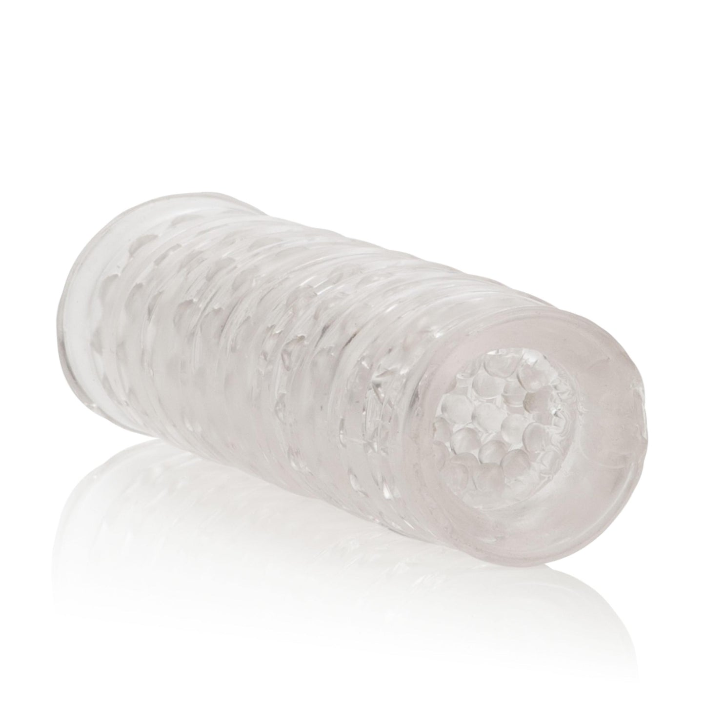 Dr. Joel Kaplan - Reversible Masturbator - Clear | 716770064851 | Available at EroticWarehouse.com