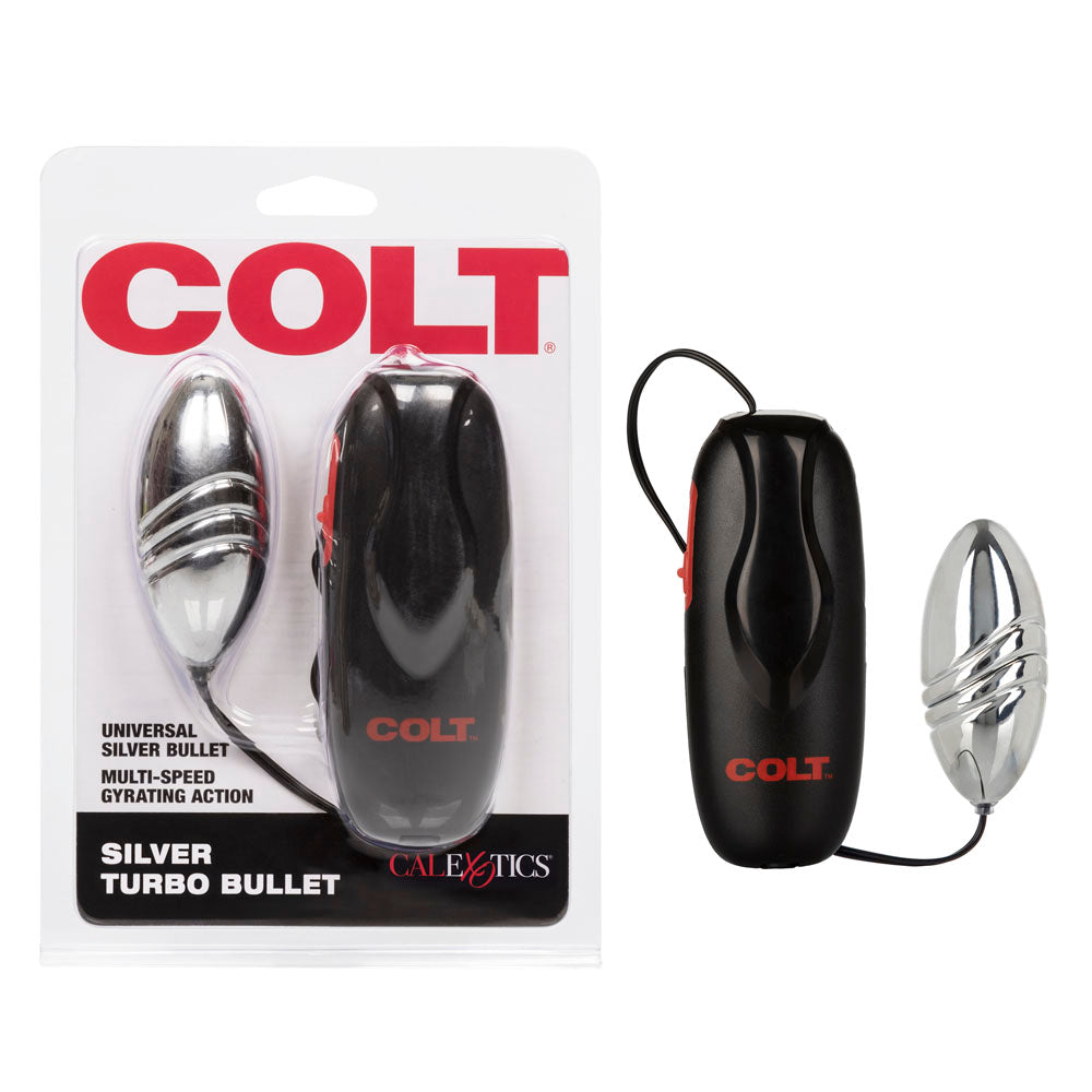 Colt Turbo Bullet - Silver | 716770065704 | Available at EroticWarehouse.com