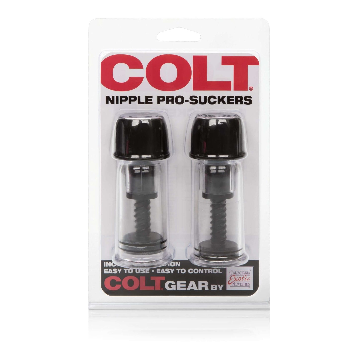 Colt Nipple Pro-Suckers - Black | 716770086785 | Available at EroticWarehouse.com