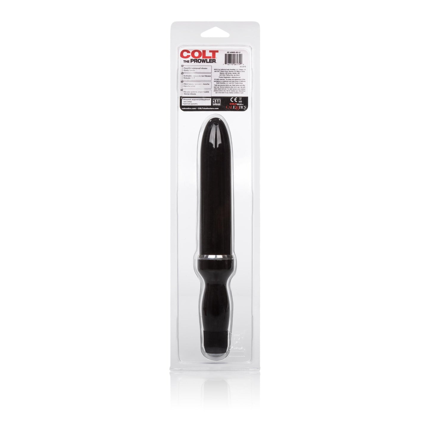 Colt the Prowler Vibe - Black | 716770061799 | Available at EroticWarehouse.com